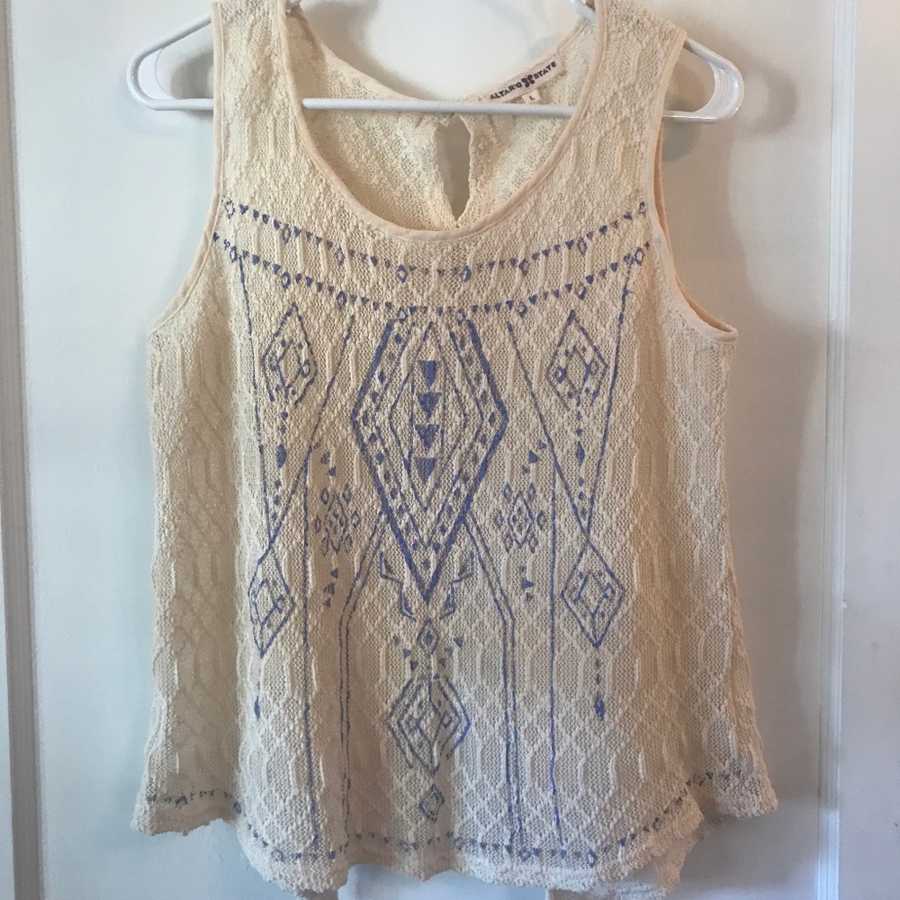 Altar'd State Sheer Women's Top Size Large